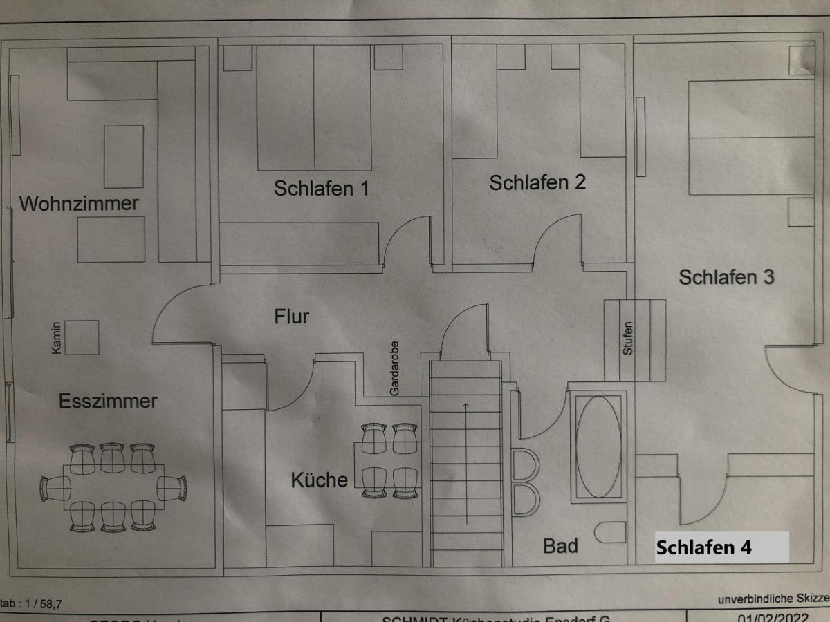 Ironico Homestay 4 Schlafzimmer Ferienwohnung 100 M2 Nahe Bostalsee Eisen  Bagian luar foto